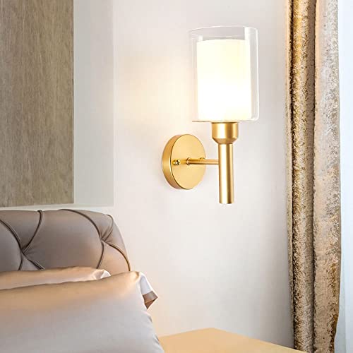 Aplique de pared LED moderno de cobre para iluminar tu dormitorio 3