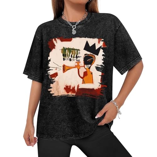 Men's Vintage Oversized Short Sleeve Novelty Loose T Shirt Tee Tops2