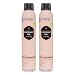HASK Dry Shampoo Kits for all hair types, aluminum free, no sulfates, parabens, phthalates, gluten or artificial colors, Nourishing Monoi Coconut - Set of 2 Large 6.5oz Cans