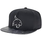 NCAA Men's Flat-Brim Snapback Cap (Black)
