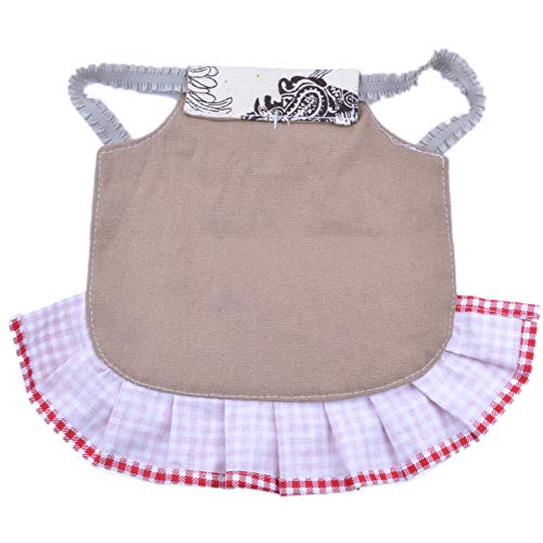 pranovo 2 Pack Standard Chicken Saddle Hen Apron Feather Fixer Wing Back Protector for Poultry (Protect Back)