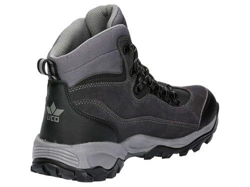 Lico Herren Milan High Traillaufschuh, Anthrazit Grau, 43 EU