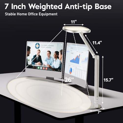 Smart Desk Lamp with Wireless Charging