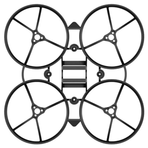 Marco sin escobillas de 75mm Air75 Black repuesto de chasis para kit de mini dron FPV