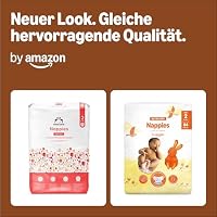 By Amazon Ultra Dry Windeln Größe 2 (3-6 kg) - MONATSBOX, Weiß, 168 Stück (2 Packungen mit 84) (Früher Unter Der Marke Mama Bear, Identisches Produkt) – Ansicht 2