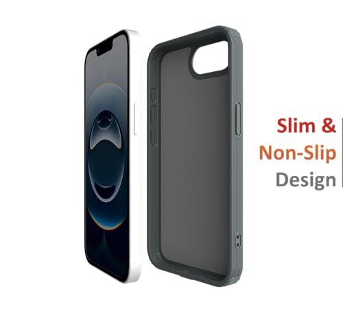 Image of for iPhone Case 16e, [Military Grade Drop Protection] Shockproof Slim Hybrid Phone Case for iPhone 16e - Grey