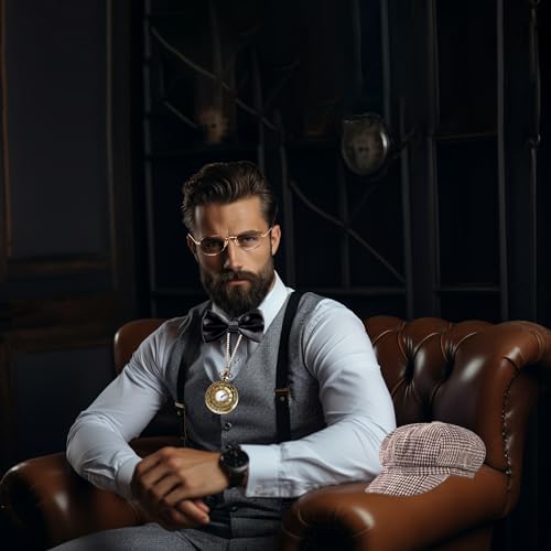 DIKARIYA Costume de Détective Sherlock Holmes des Années 20 Déguisements – vue 7