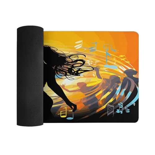 Dance Music Desk Mat alfombrilla grande antideslizante miniatura 3