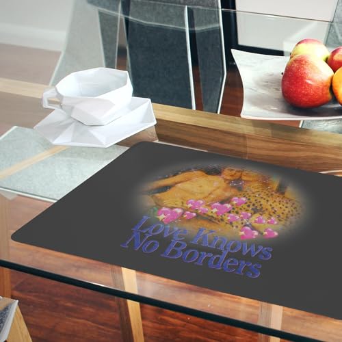 Sets de table souples imperméables grand format contre les taches - 6