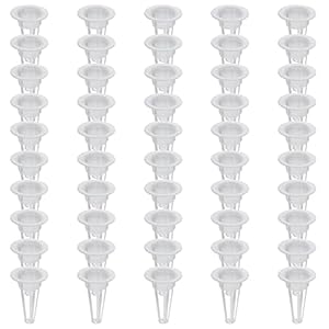 50Pcs Groeimanden Fit AeroGardens Vervanging Groeimand Plant Pod, Hydrocultuur Groeiende Systeem Plant Groeiende Containers voor Zaad Beginnen Wortelgroei, Plantingssystemen, Kweken Sponzen Mand (A)