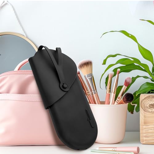 Funda de silicona resistente al calor para plancha de pelo, bolsa portátil para viaje con orificio para colgar miniatura 7