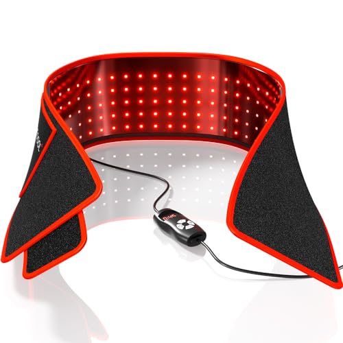 BestQool Red Light Therapy Belt, Infrared Light Therapy & Red Light Therapy for Body, Pads Wearable Wrap for Knee Waist Elbow, Muscle Recovery, Infrared Red Light Therapy for Pain Relief.