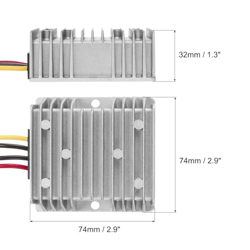 MECCANIXITY DC 60V/72V to DC 12V Power Converter 10A 120W Step Down Converter Voltage Reducer IP67 Waterproof Transformer Power Supply Module Power Adapter for Car Truck Solar System2