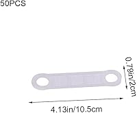 Vista 7 de 50 piezas de goma antideslizante transparente para colgar ropa, tiras transparentes, almohadillas para perchas de plástico de madera, tiendas