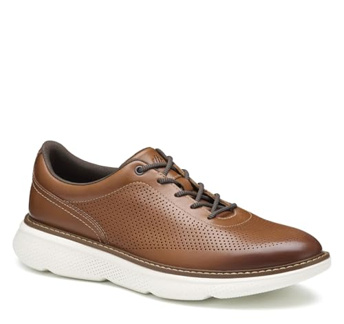 Johnston & Murphy Hayden Perfed U-Throat Shoes for Men, Leather Shoes for Men, Men’s Dress Sneakers