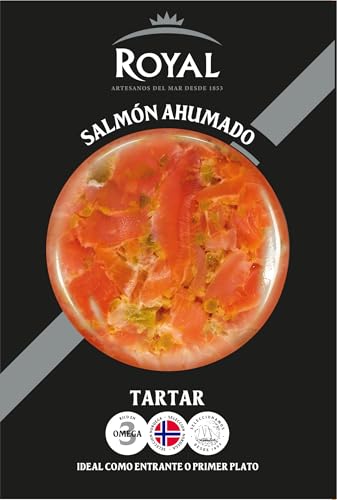 ROYAL tartar salmón ahumado con encurtidos 110gr