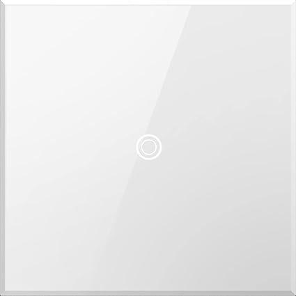 White Glass 15A iTouch Light Switch