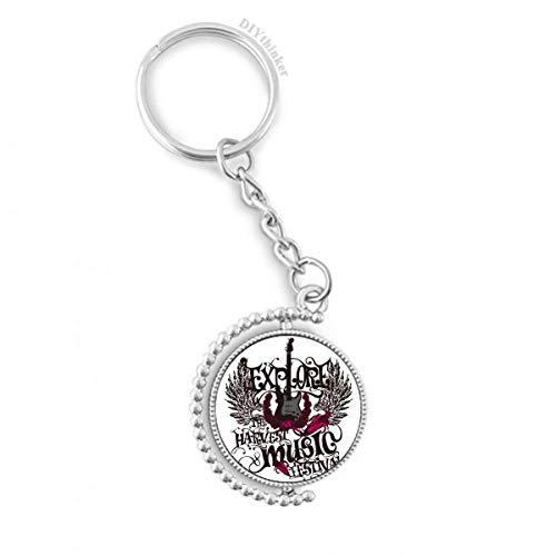 Llavero de rock para tus llaves de casa anillo giratorio Pilgrim