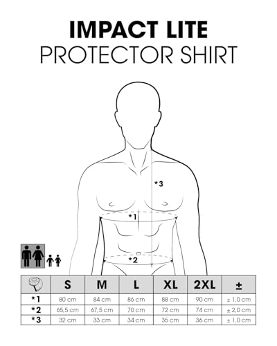 O’NEAL | Protektoren-Shirt | Motocross Enduro MTB | Leichtes und kompaktes Shirt, Geprägter Rückenschutz, Leichtes Nylon-Material | Impact Lite Protector Shirt V.23 | Erwachsene | Schwarz | M