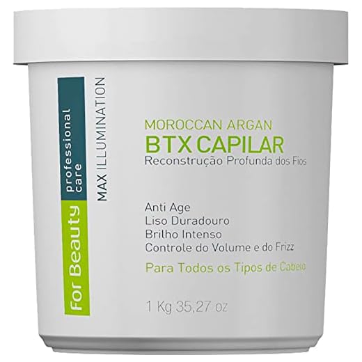 For Beauty Max Illumination - Btox Reconstrução Profunda 1kg