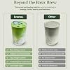 Kroma Beauty Matcha Latte Powder 17.75oz, 503g, 60 Servings Ceremonial Grade Japanese Matcha Green Tea with Collagen, Ginger, Turmeric & Adaptogenic Mushrooms for Daily Wellness & Rituals