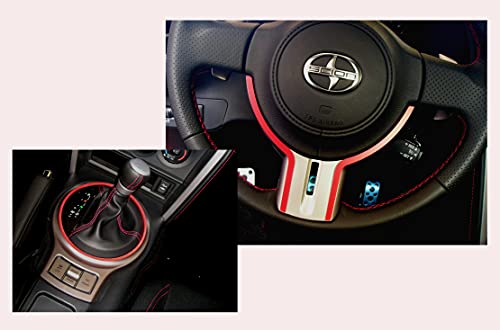Steering Wheel and Shifter Accent Trim Combo Kit Fits 2013 2014 2015 2016 Toyota GT86 Scion FR-S Subaru BRZ
