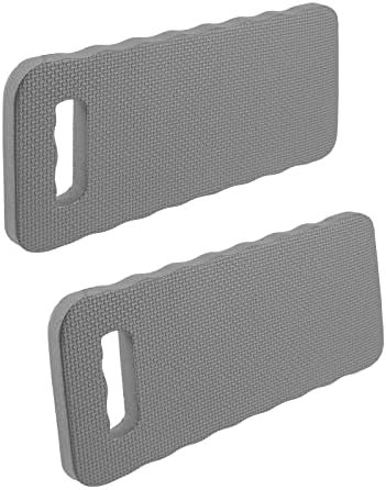 YWSHF 2 PCS Garden Kneeling Pad,Knee Mat Waterproof Foam Knee Pads for Gardening,Cleaning,Baby Bath,Yoga,Praying and Exercise 15.745'' x 7.09'' x 0.79'' Grey