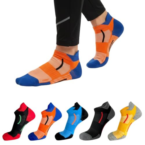 Image of Sockscarving Feel The Comfort Ankle Socks For Men Cotton, Gym Socks For Men WorkOut Breathable Low Cut Sports Socks With Heel Tab, Moisture Wicking, Pull On & Stretchable Free Size