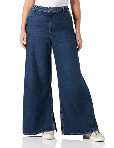 United Colors of Benetton Women's Trousers 4YAJDE00V, Denim 901 Blue, 38