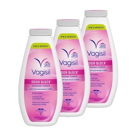 Vagisil Odor Block Powder, 8 oz (3-Pack) Cover