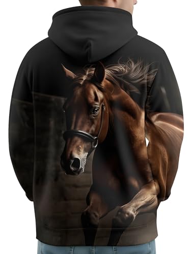 Image of PAGYMO Graphic Hoodies for Men Funny Novelty Pullover Hooded Sweatshirt | Funny 3D print, cool novelty design, colorful pattern, mens graphic pullover hoodie, sarcastic style, funky winter fashion