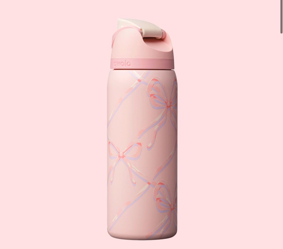 Owala FreeSip Stainless Steel Water Bottle, 32 OZ (Sugar Plum