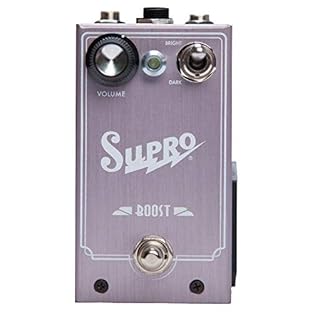 Clean 20db JFet boost - aluminum case - side battery access - volume control - switch for Bright,Flat,Dark mode - expression pedal socket (volume control)