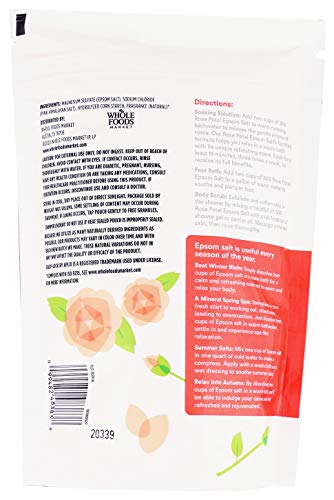 365 By Whole Foods Market, Epsom Salt Rose Petal With Himalayan Salt, 48 Ounce #TOP1