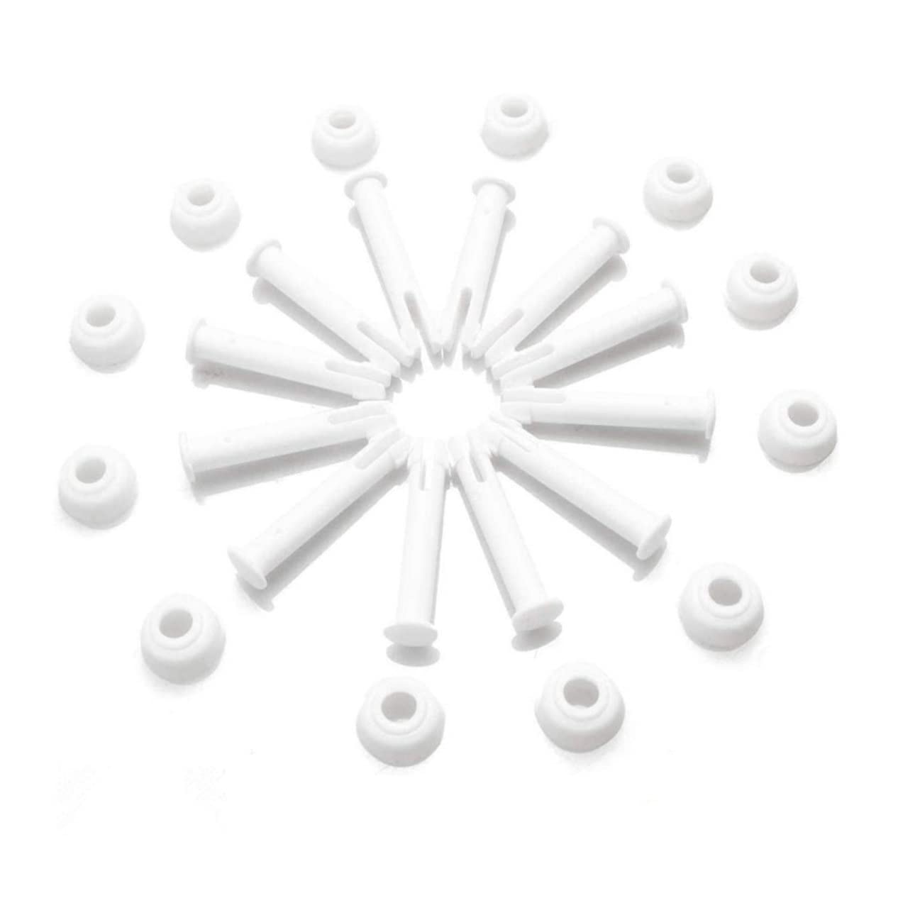 Toyvian 72piezas Conector De Piscina De Pasadores Plásticos para Repuestos De Accesorios De Piscina Desmontable Instalación y Reemplazo De Dañado o Perdido para Verano