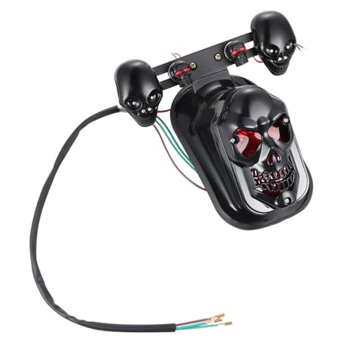 Accesorios de moto para rutas nocturnas de estilo custom