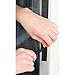 Jobar’s JB4869 Double Garage Screen Door – Allows Air Circulation – Prevents Bugs and Insects from Entering – Nylon Mesh Material – Black