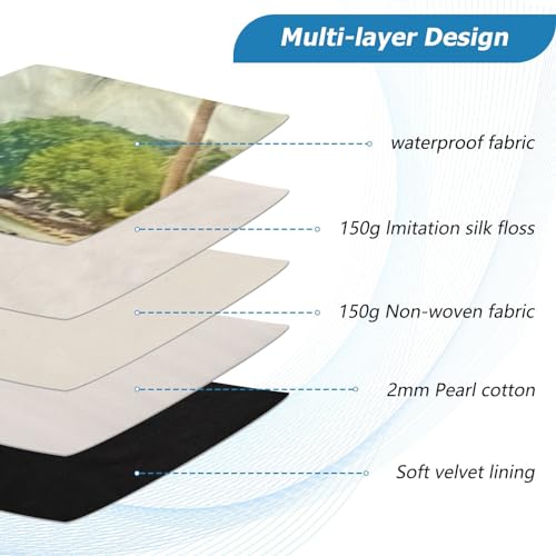 Funda para laptop con diseño de palmeras para 13-14 pulgadas miniatura 4