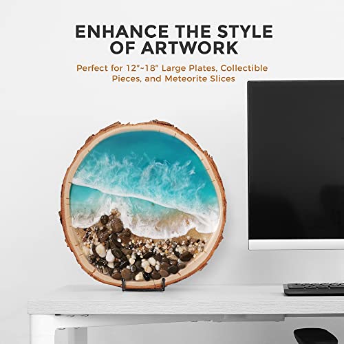 Tr-Life Plate Stands/Holder For Display, 8 Inch, Large, Metal Frame For Picture, Decorative Platter, Book, Photo Easel (2 Pack) #TOP4