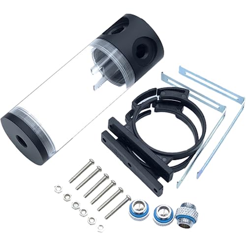 Réservoir cylindre acrylique PC avec pompe intégrée pour refroidissement liquide CPU - 2