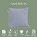 Gardenista Premium Water Resistant Outdoor Hollowfibre Filled 18" Garden Furniture Scatter Cushion - 4 Pack (Grey)