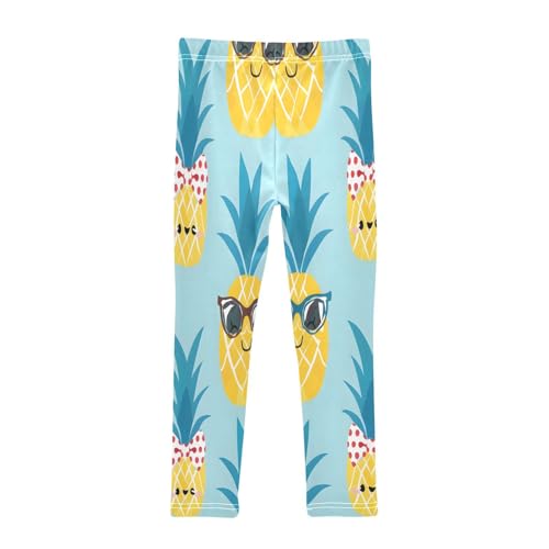 Bolaz Toddler Girls Leggings Printed Yoga Pants Leggings Pineapple Sunglasses for Kids2