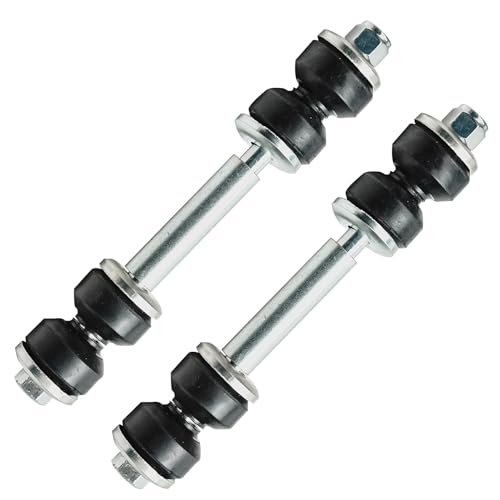 Image of Detroit Axle - Front 6pc Suspension Kit for Chevrolet GMC Tahoe Yukon C1500 Suburban C2500, 4 Lower & Upper Control Arms w /Ball Joints Assembly 2 Sway Bar Links Replacement