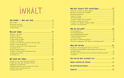 100 Kinder: Kindersachbuch über den Alltag von