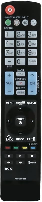 Télécommande universelle AKB72914036 pour TV LED LCD LG compatible 42LE5500 et 32LD550