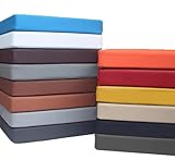 Wasserdichte Outdoor-Stuhlkissen, weiche Garten-Sitzkissen, für Zuhause und Büro, für Innen- und Außenbereich, 40 x 40 x 10 cm, Gelb