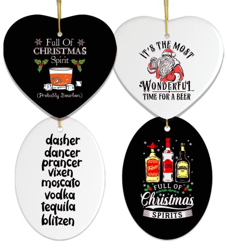 Festive Beer and Booze Inspired Christmas Ornaments (an Alcoholics Christmas