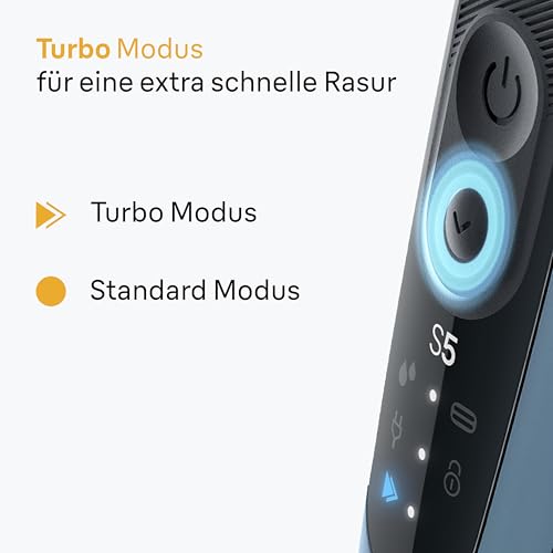 Braun Rasierer Herren Elektrisch Series 5, 52-A1820si, Azurblau – Ansicht 4