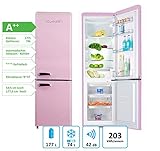 Clase climática: N ~ St Wolke piedra kg250.4rt SP a + + nevera/congelador, color rosa