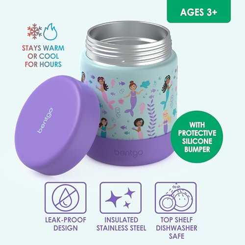 Image of Bentgo Kids Stainless Steel Leak-Proof Food Jar for Hot or Cold Food